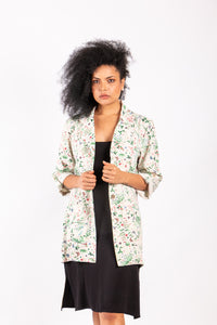 blazer de dama estampado