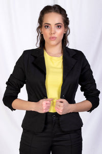 blazer negro