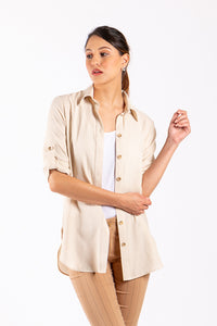 BLUSÓN CAMISERO MANGA ¾