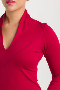 BUSO CUELLO V MANGA LARGA VINOTINTO