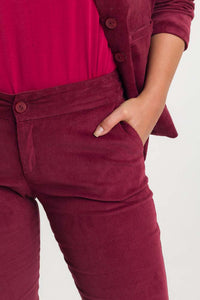 PANTALON DE CORDUROY - VINOTINTO