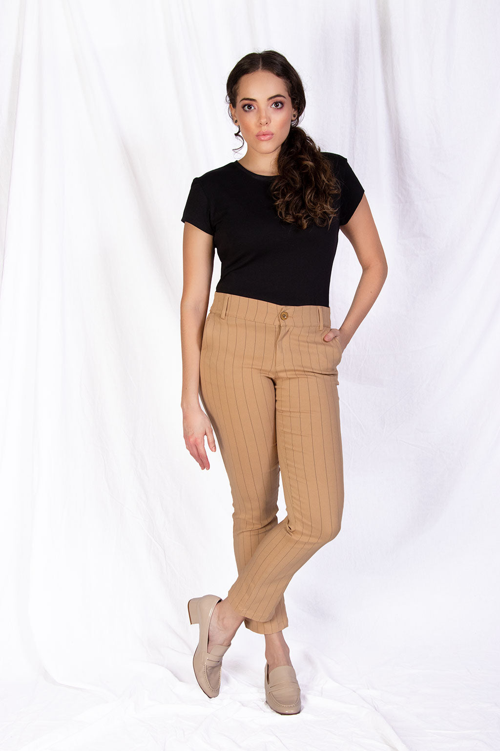 PANTALON LICRADO PANDORA - CAQUI