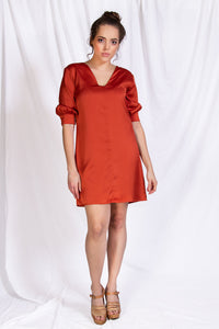 VESTIDO CUELLO V - TENTACION