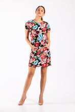 Cargar imagen en el visor de la galería, VESTIDO MANGA CORTA FLORAL
