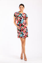 Cargar imagen en el visor de la galería, VESTIDO MANGA CORTA FLORAL

